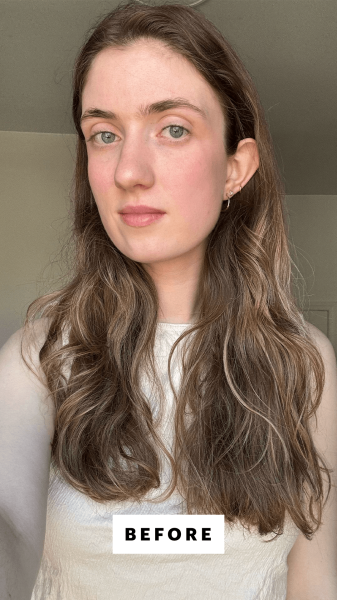 Blackman before using the Mane The Three Way MultiUse Flat Iron